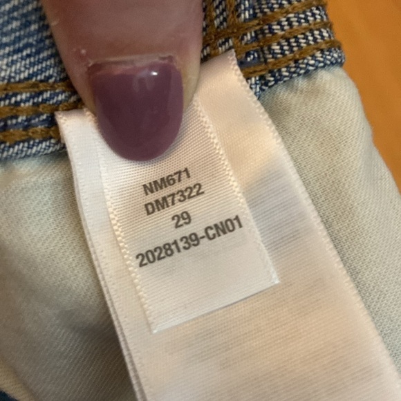 Madewell Low Slung Straight Carpenter Jeans in size 29, EUC, like new - Picture 13 of 16